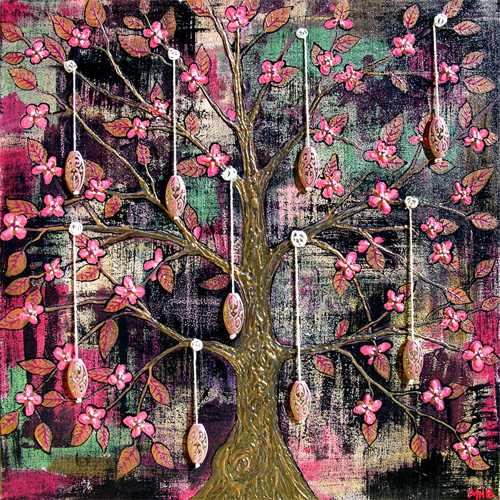 tree painting blanchett folk art