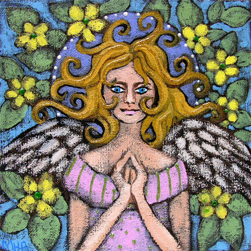 angel maggie blanchett folkart