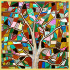folk art tree