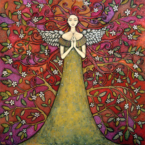 angel blanchett folk art